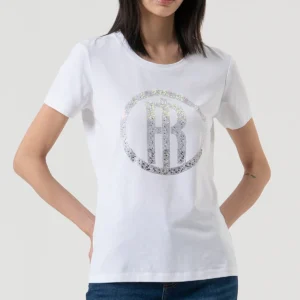 Regular t-shirt round degarde black